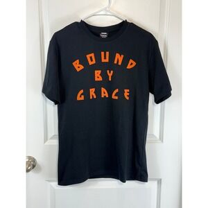 Garments Mens Medium Black Bound By Grace Skeleton T Shirt M Angel Streetwear